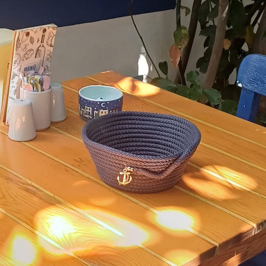 Çapa Aksesuarlı Mini Sepet