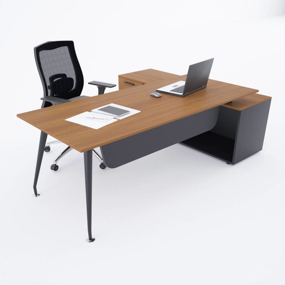 İvory 160cm Alt Etajerli Çalışma Masası 160x80 - Beyaz