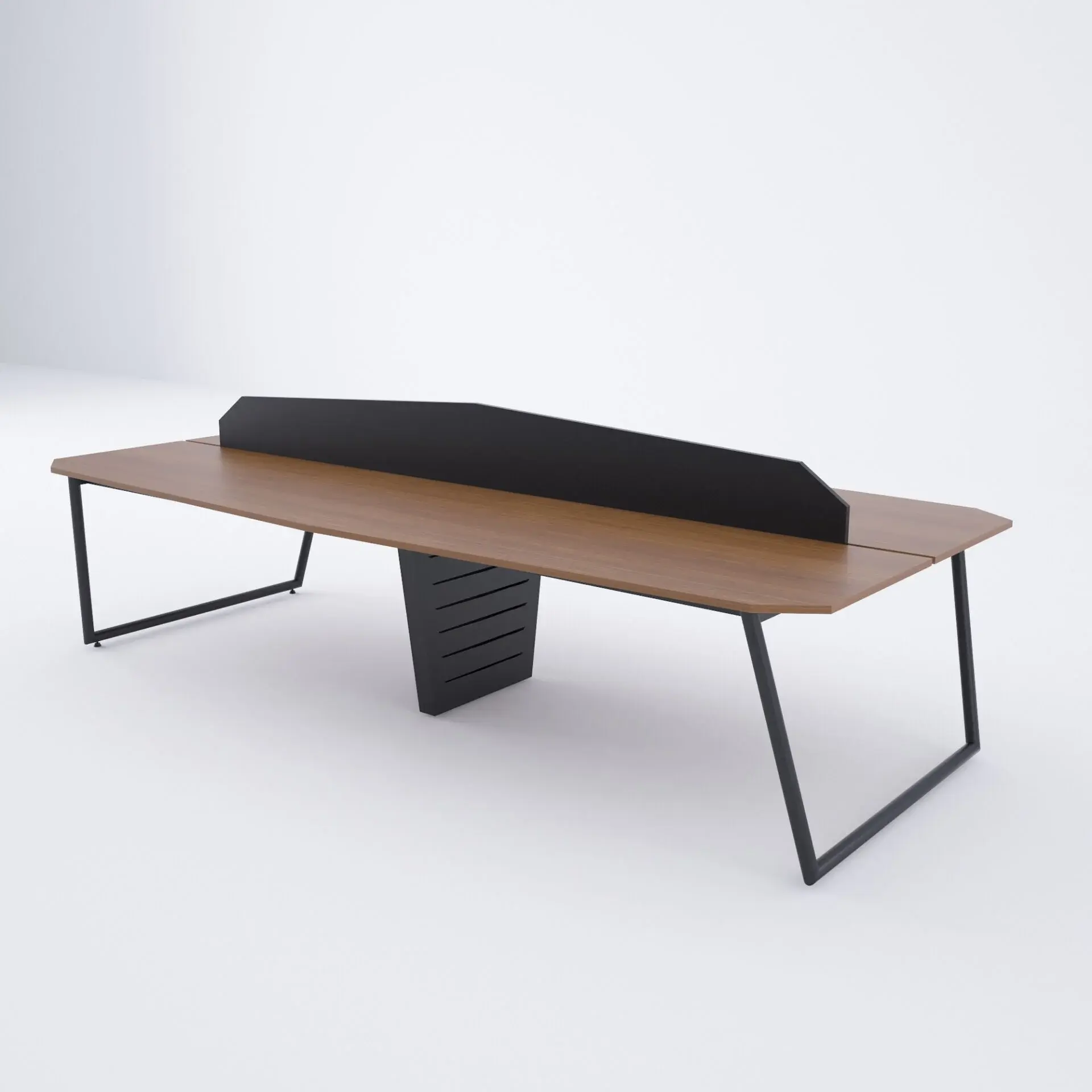 N-Form Dörtlü Çalışma Masası