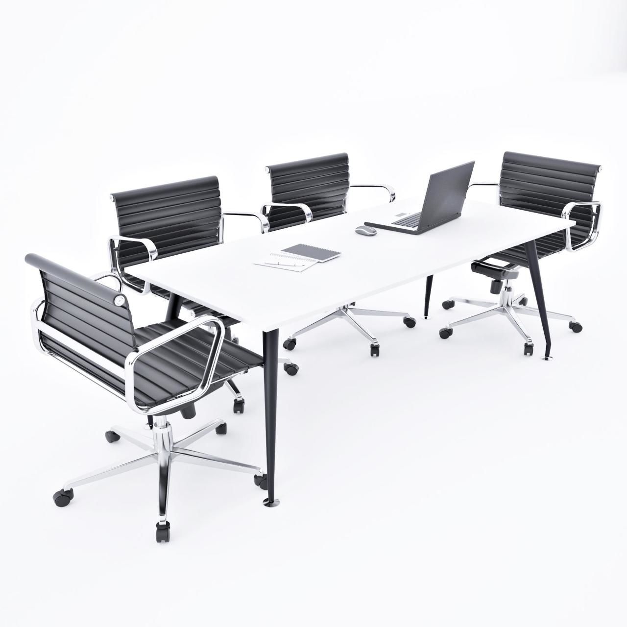 İvory Toplantı Masası M 180x80 - Ceviz