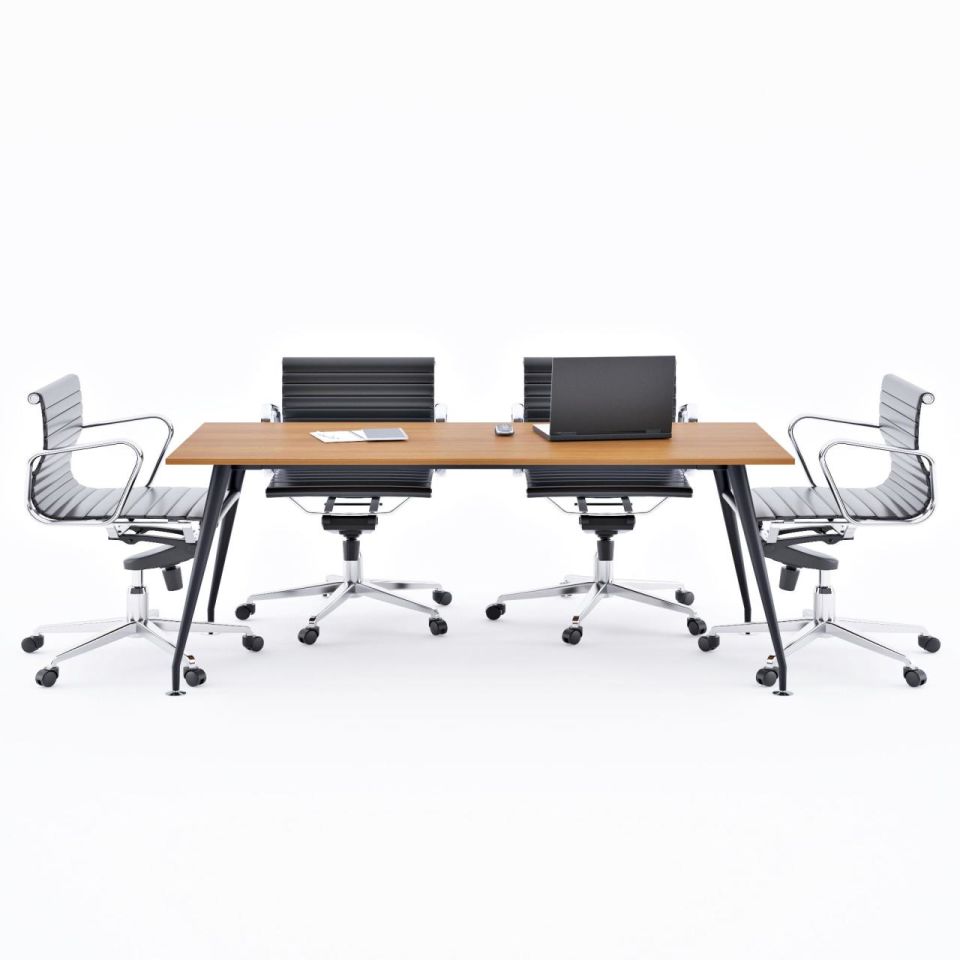İvory Toplantı Masası M 180x80 - Ceviz