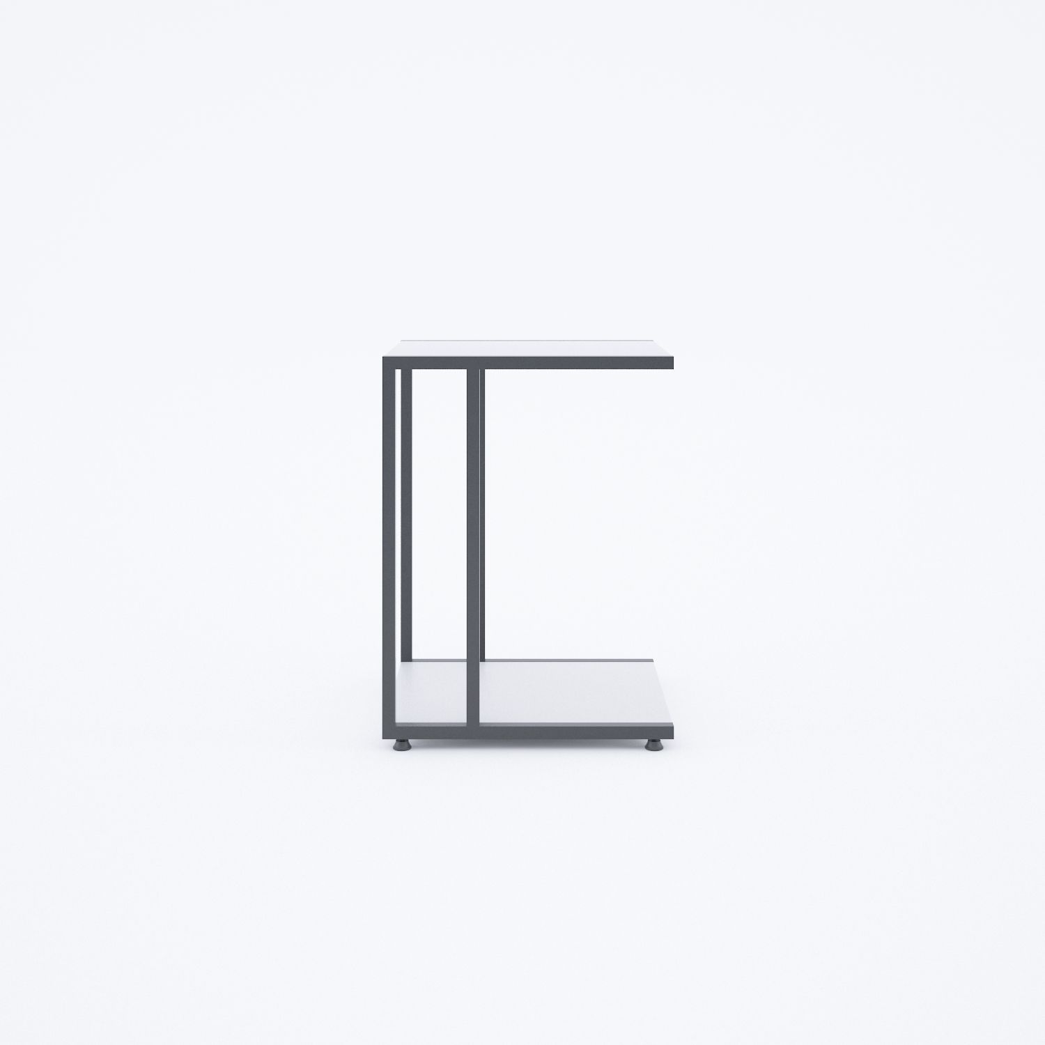 Cube C Sehpa-Beyaz