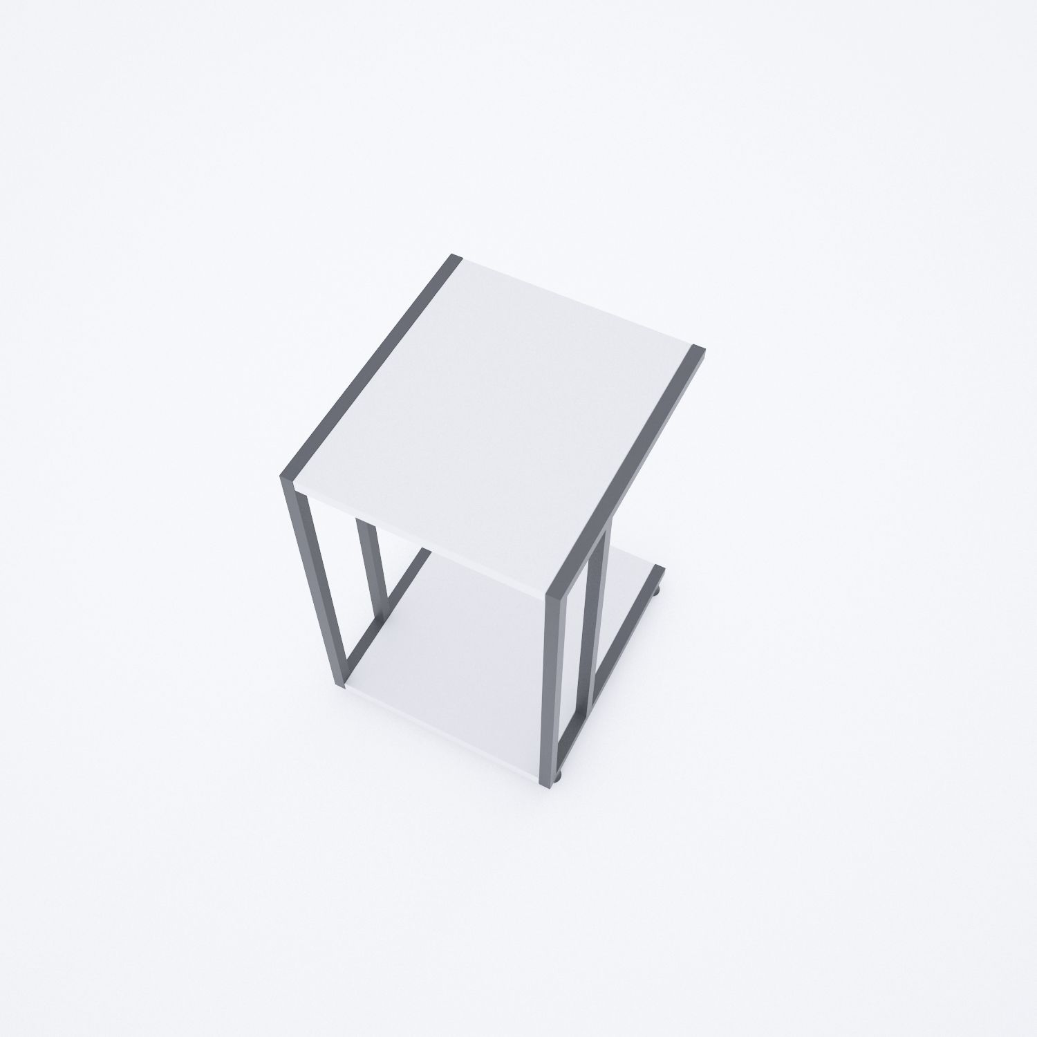 Cube C Sehpa-Beyaz