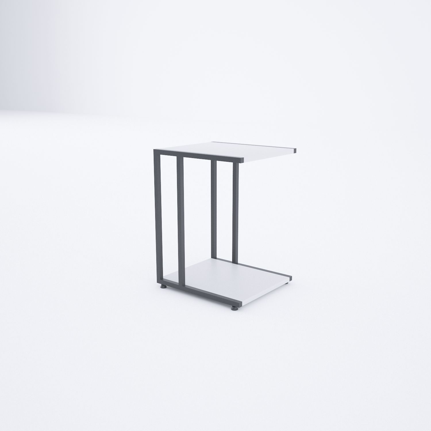 Cube C Sehpa-Beyaz