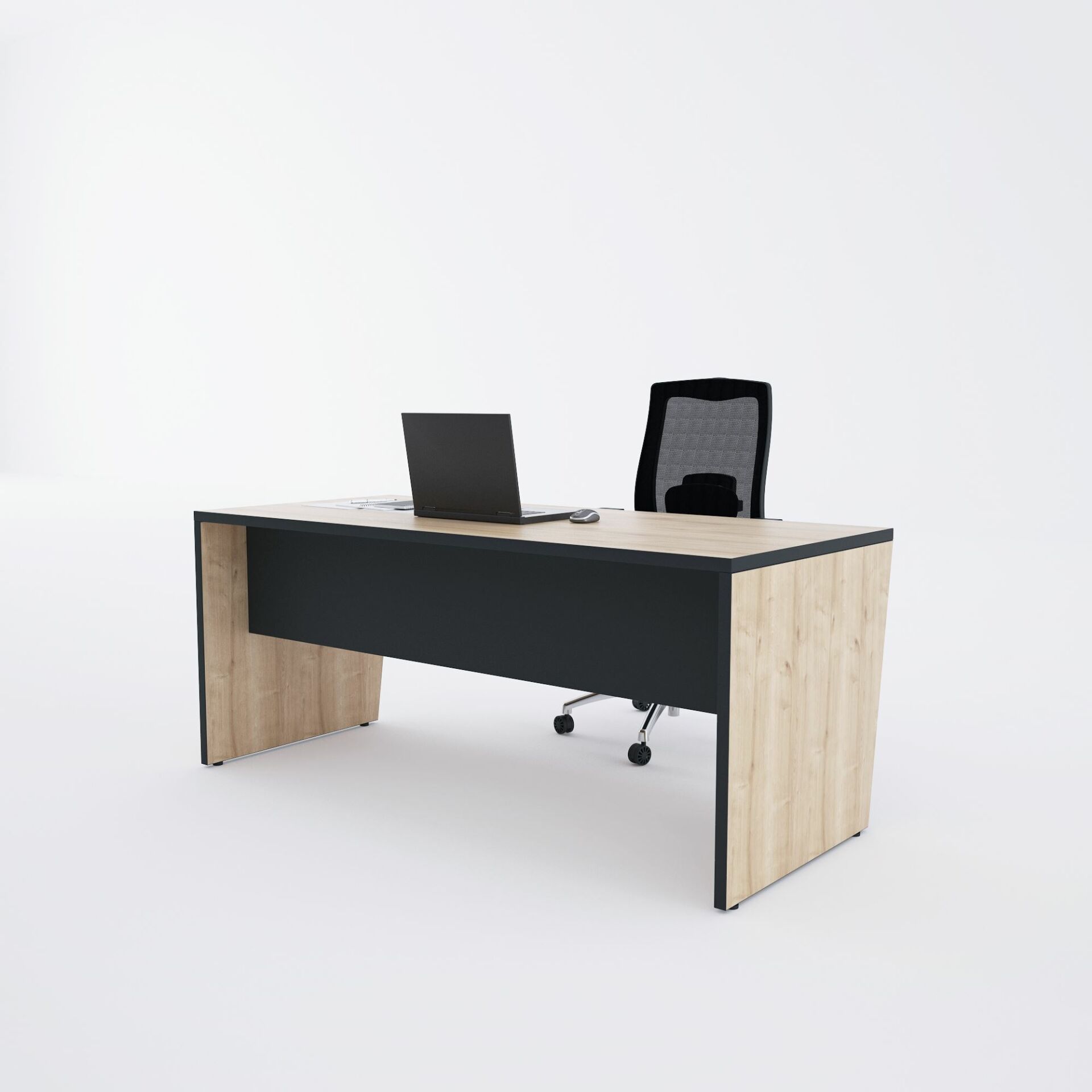 Panel Çalışma Masası-Meşe
