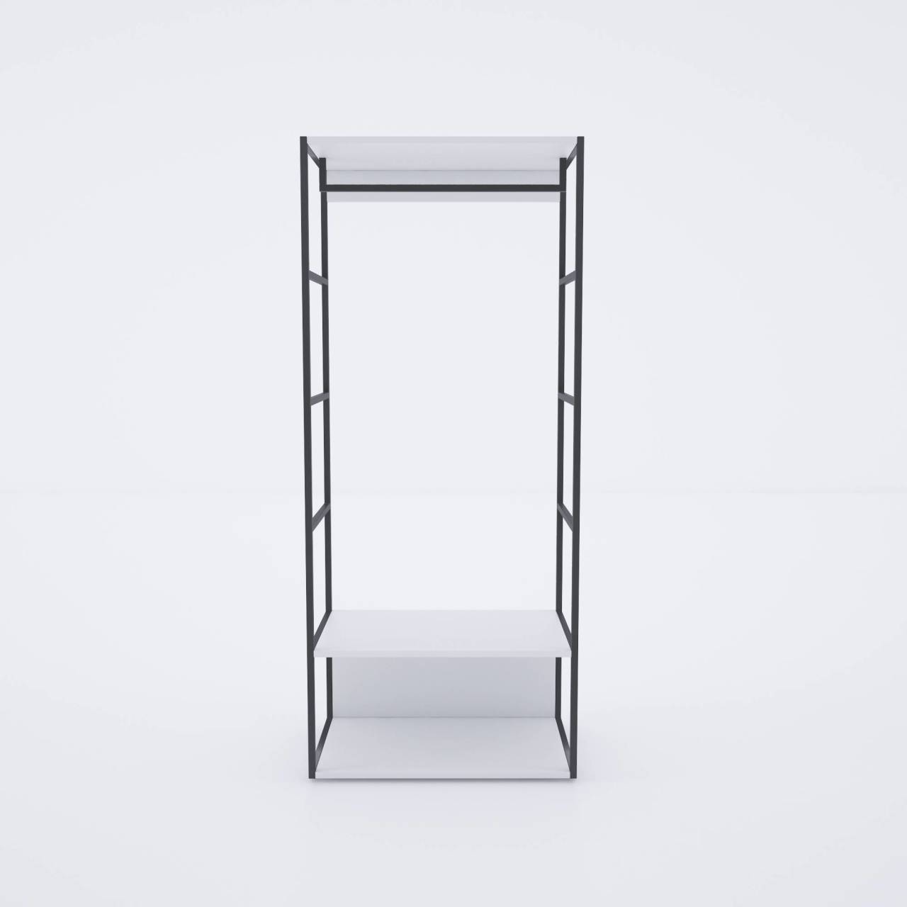 Cube Açık Raflı Vestiyer Ünitesi