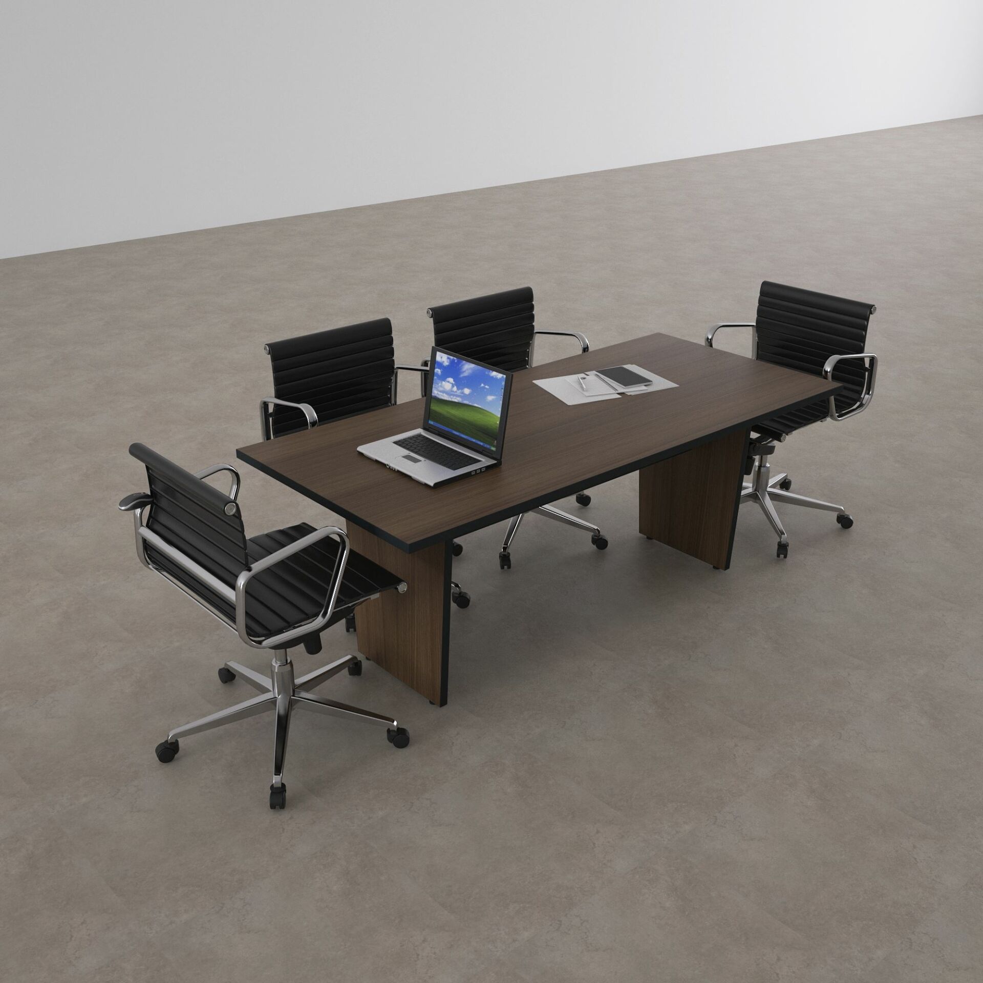 Panel Toplantı Masası M-Ceviz