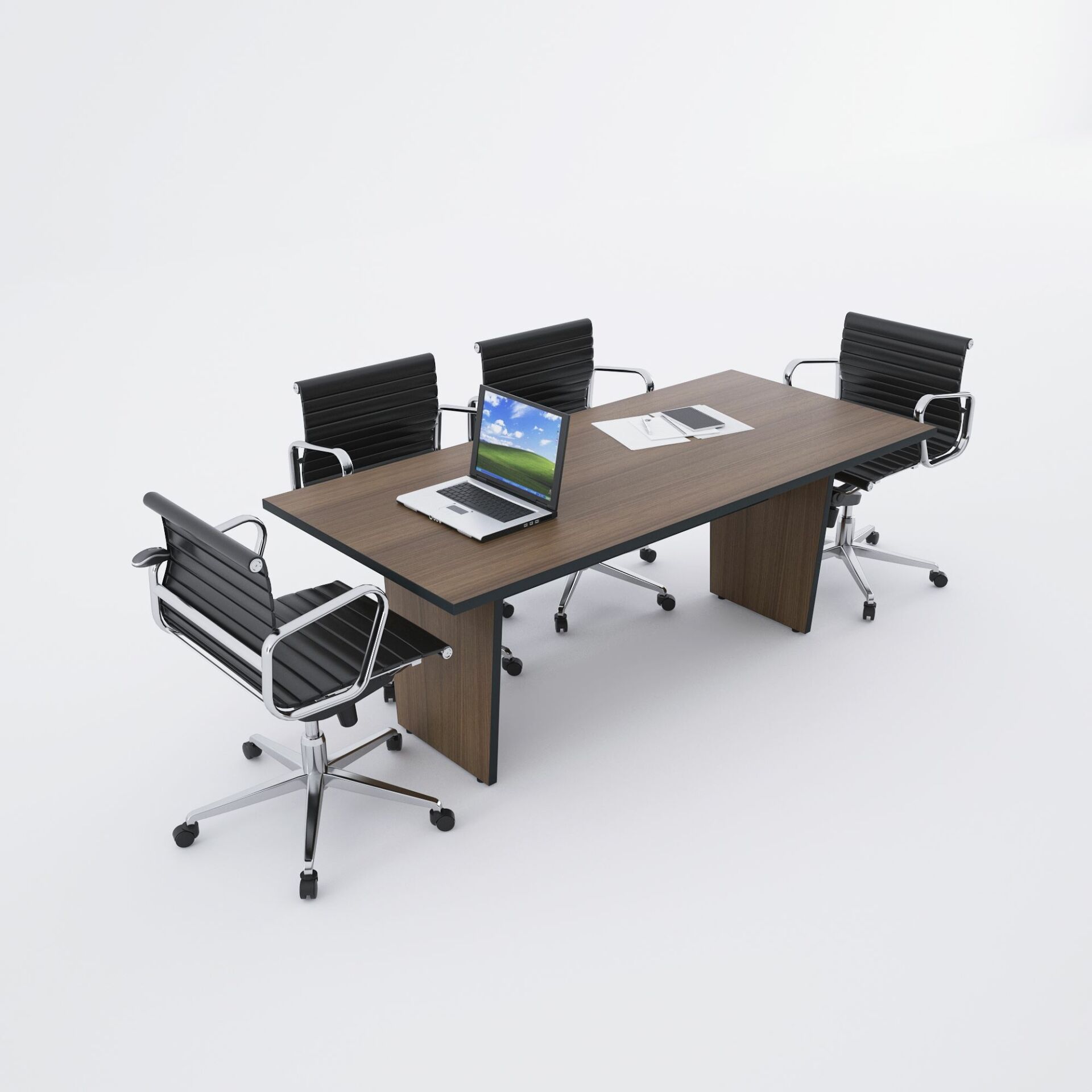 Panel Toplantı Masası M-Ceviz