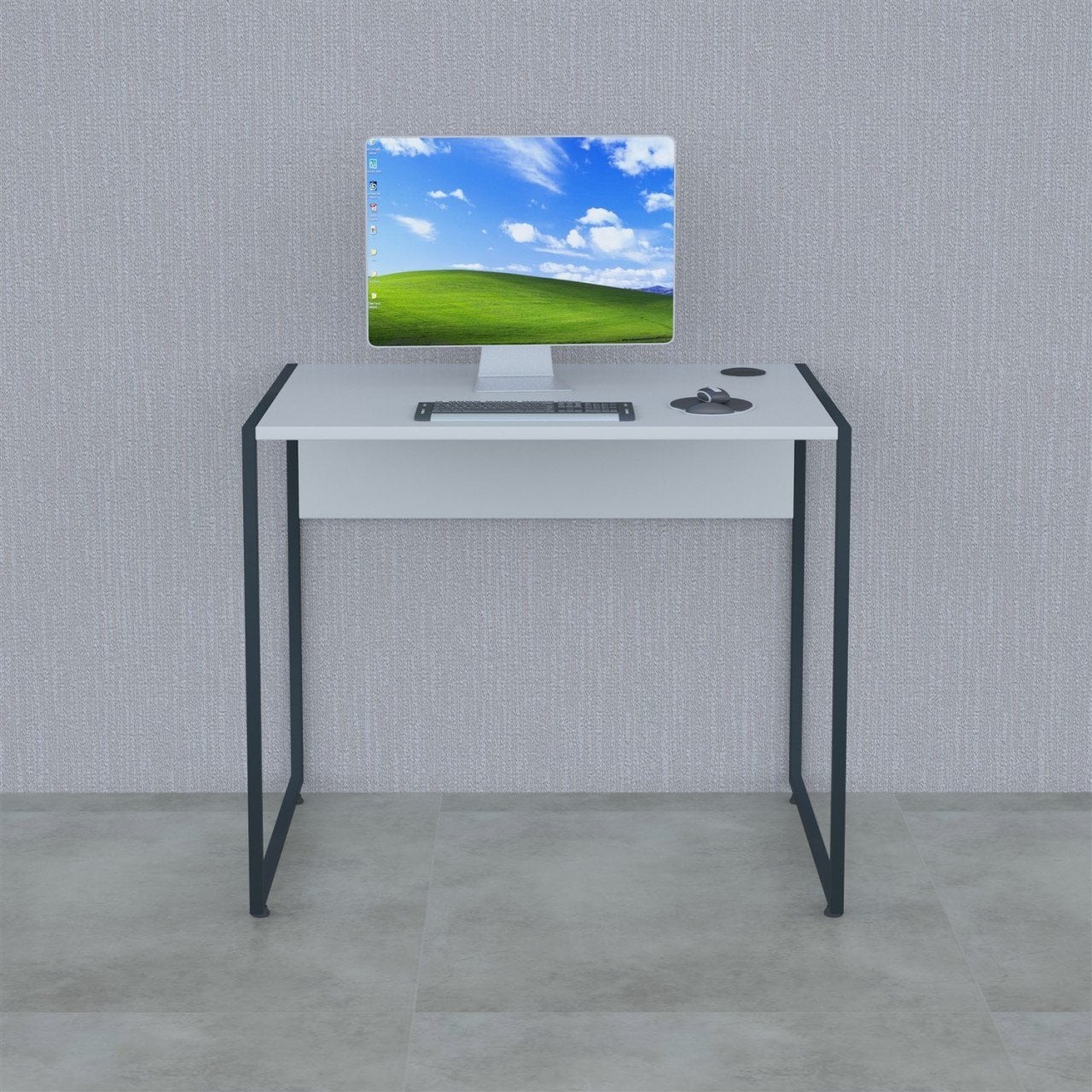Cube Çalışma Masası-Ceviz