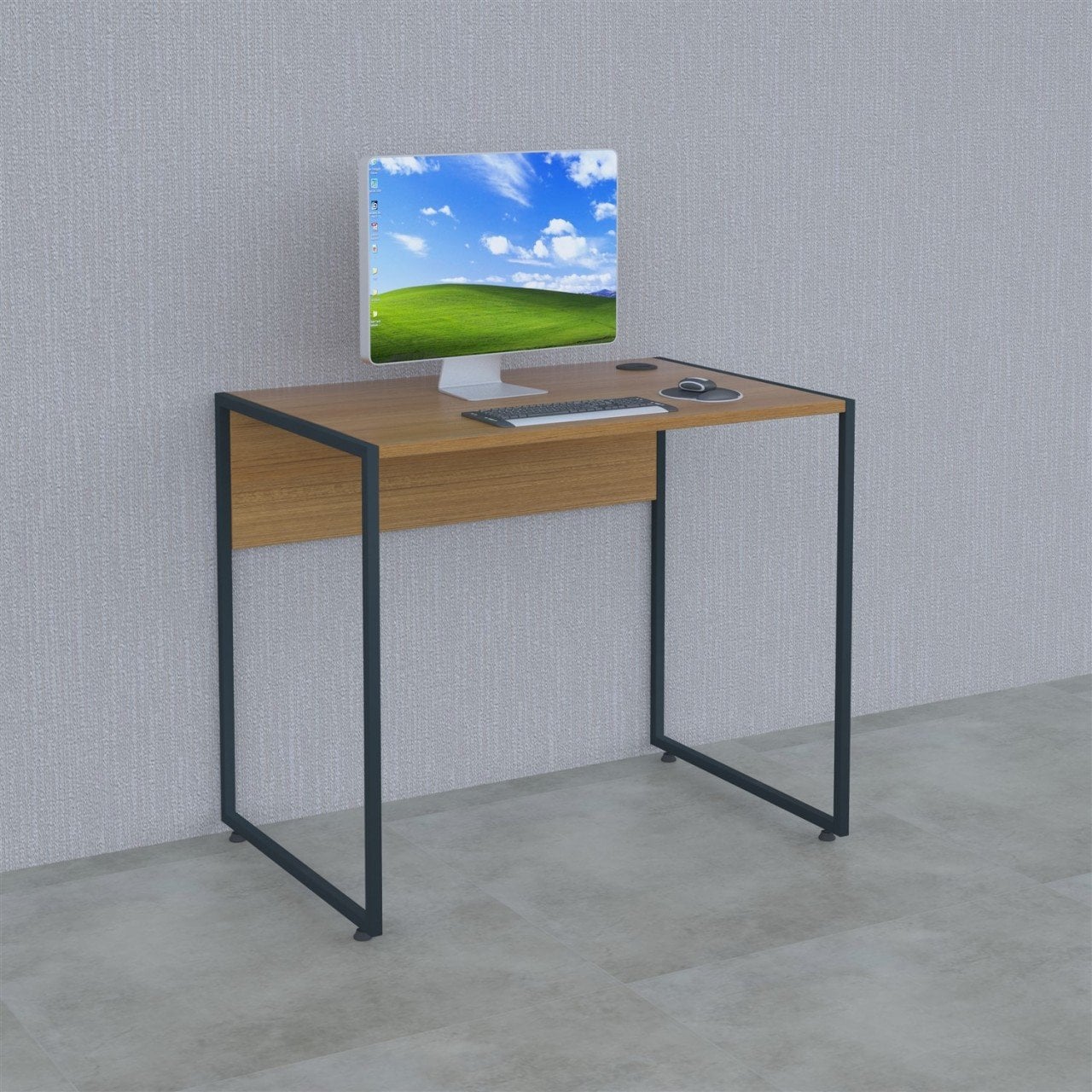 Cube Çalışma Masası-Ceviz