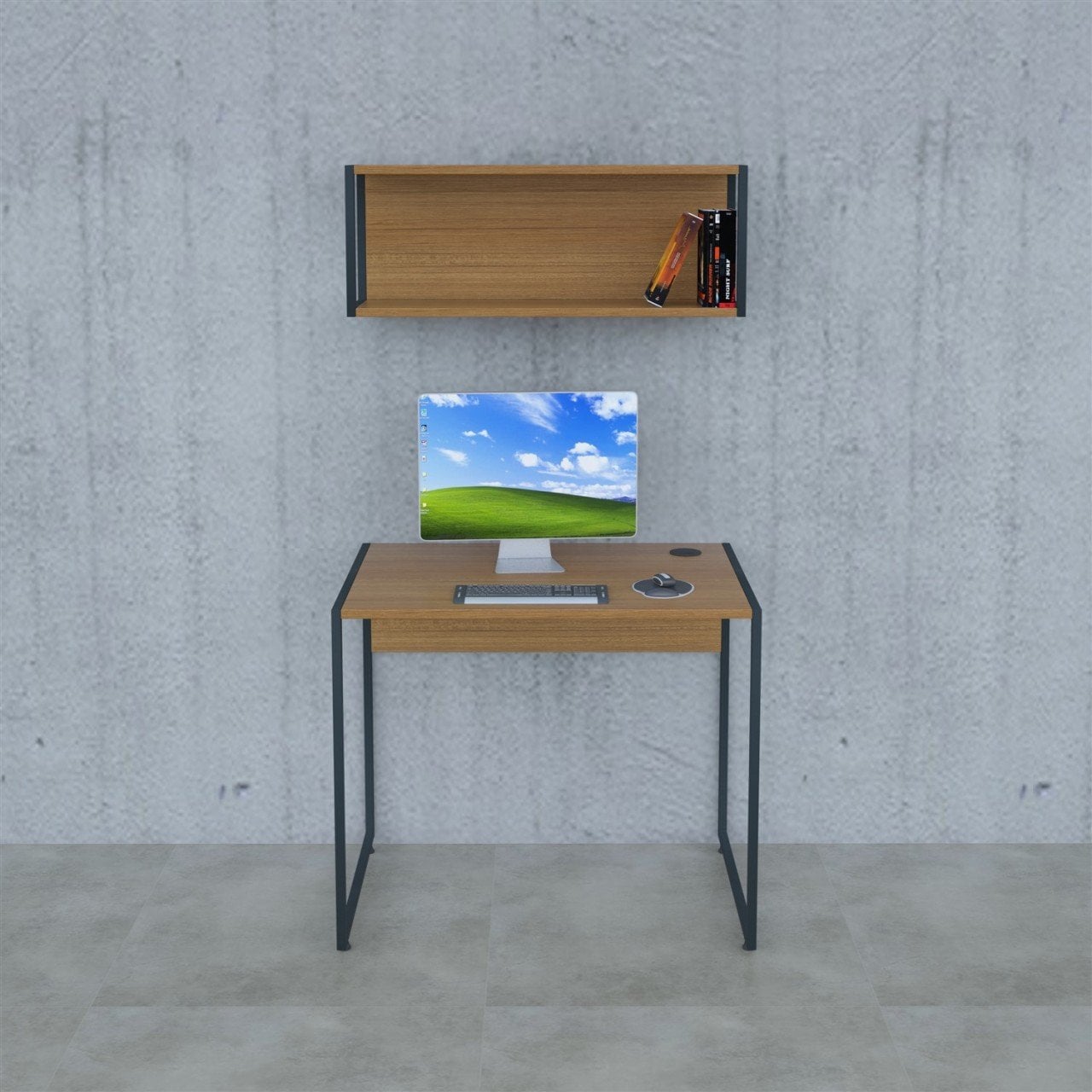 Cube Çalışma Masası+Kitaplık