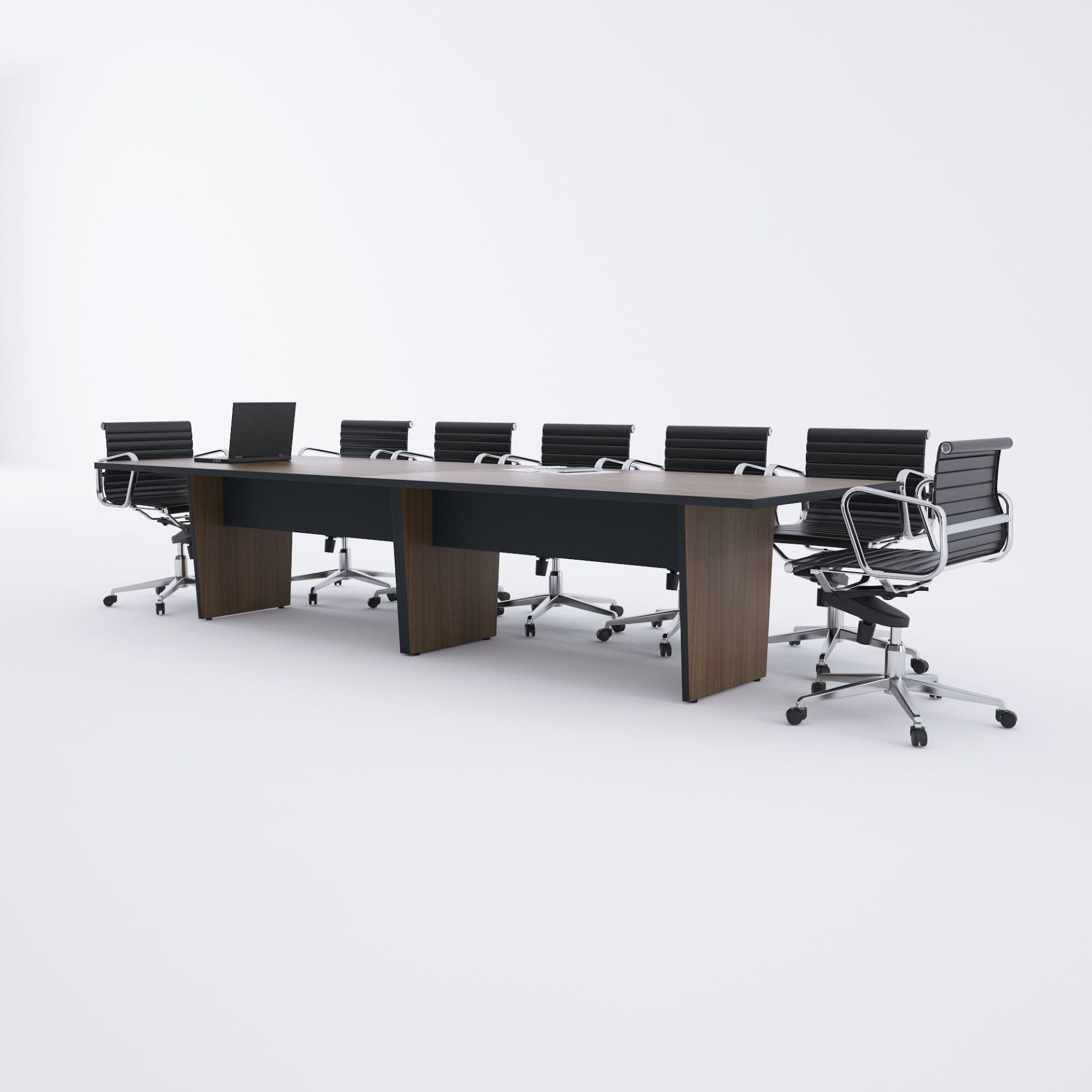 Panel Toplantı Masası L-Ceviz
