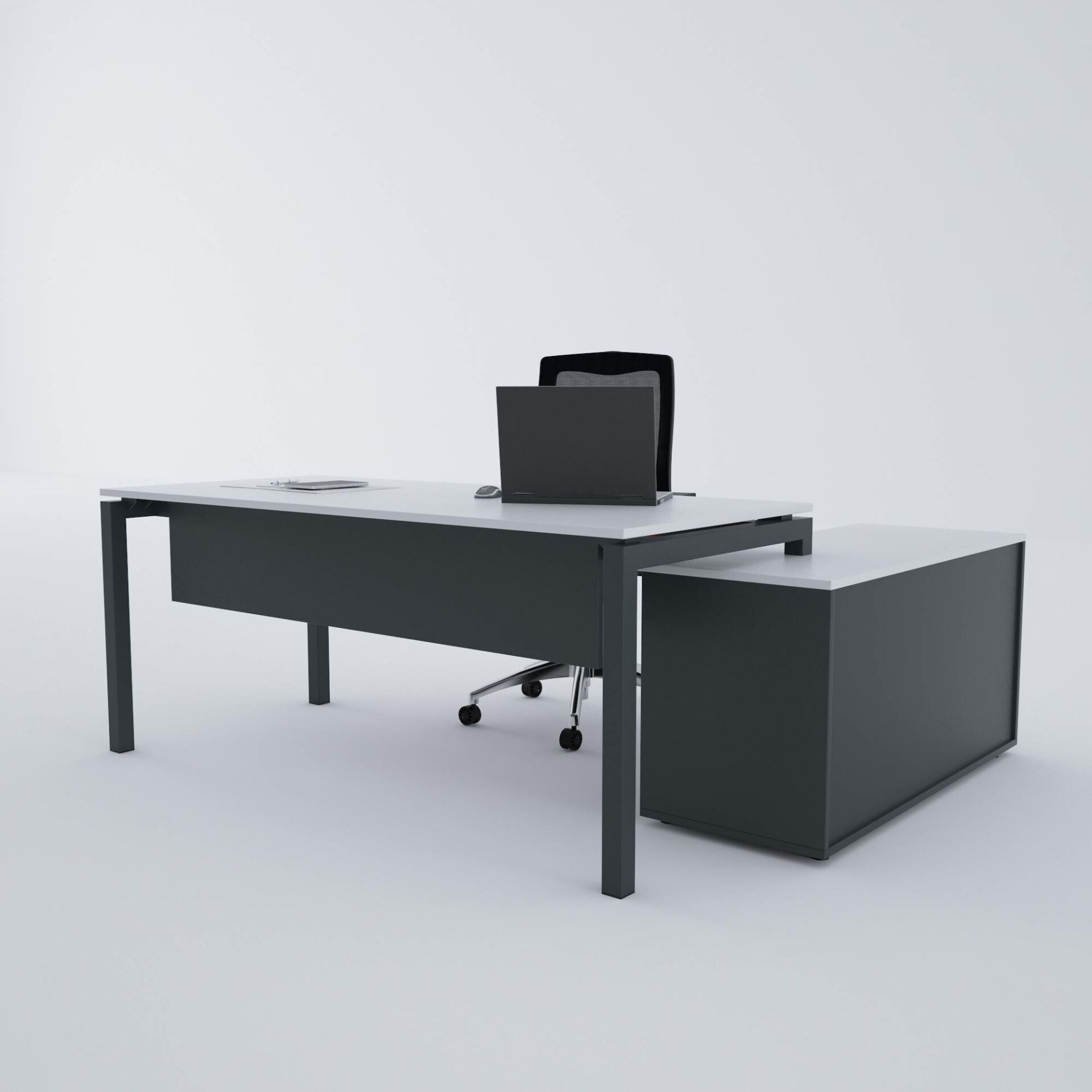 Cube-40 120cm Alt Etajerli Çalışma Masası