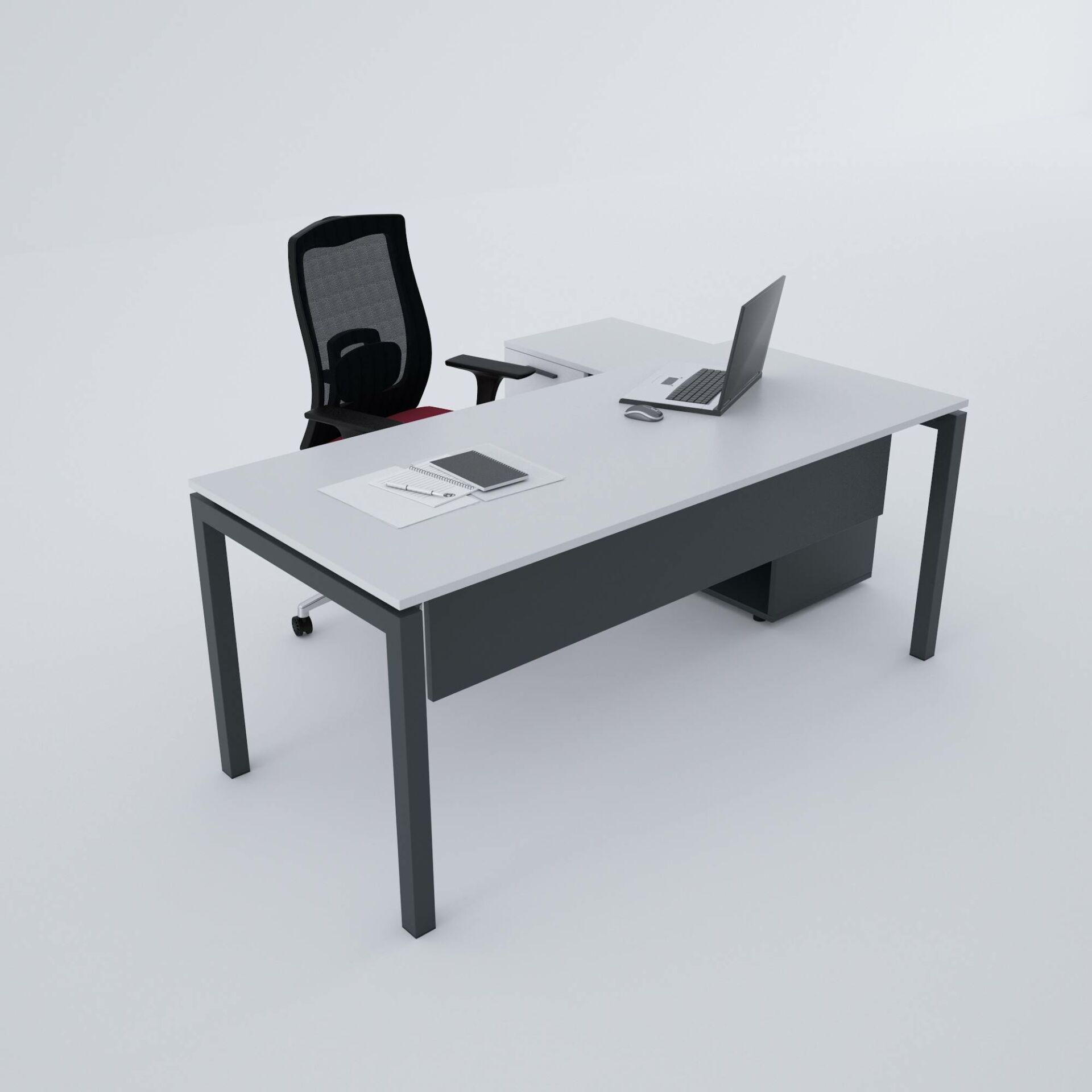 Cube-40 120cm Alt Etajerli Çalışma Masası