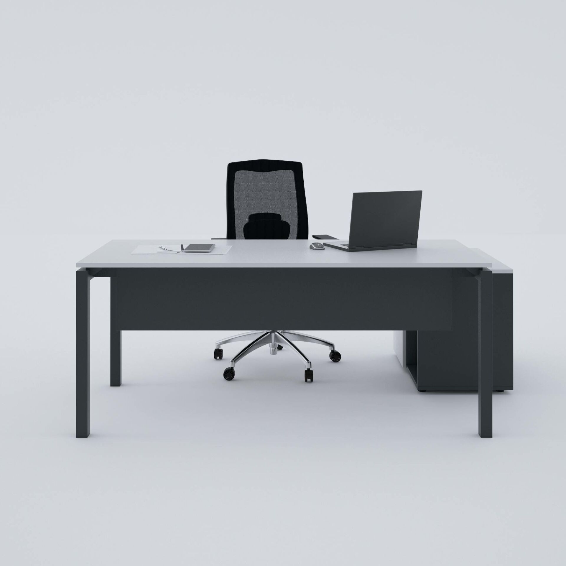 Cube-40 80cm Alt Etajerli Çalışma Masası