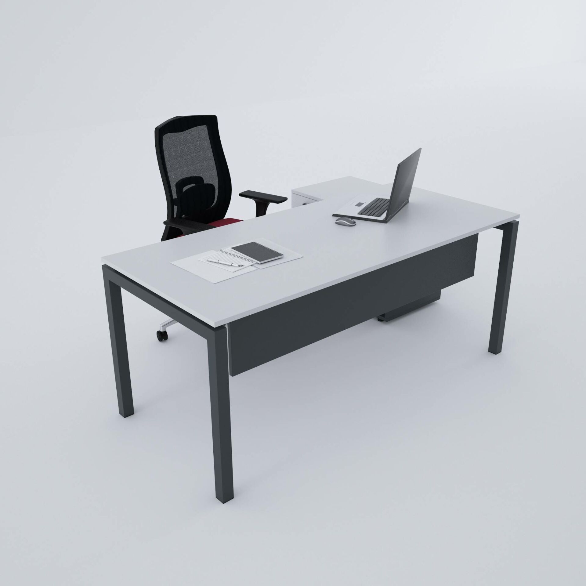 Cube-40 80cm Alt Etajerli Çalışma Masası