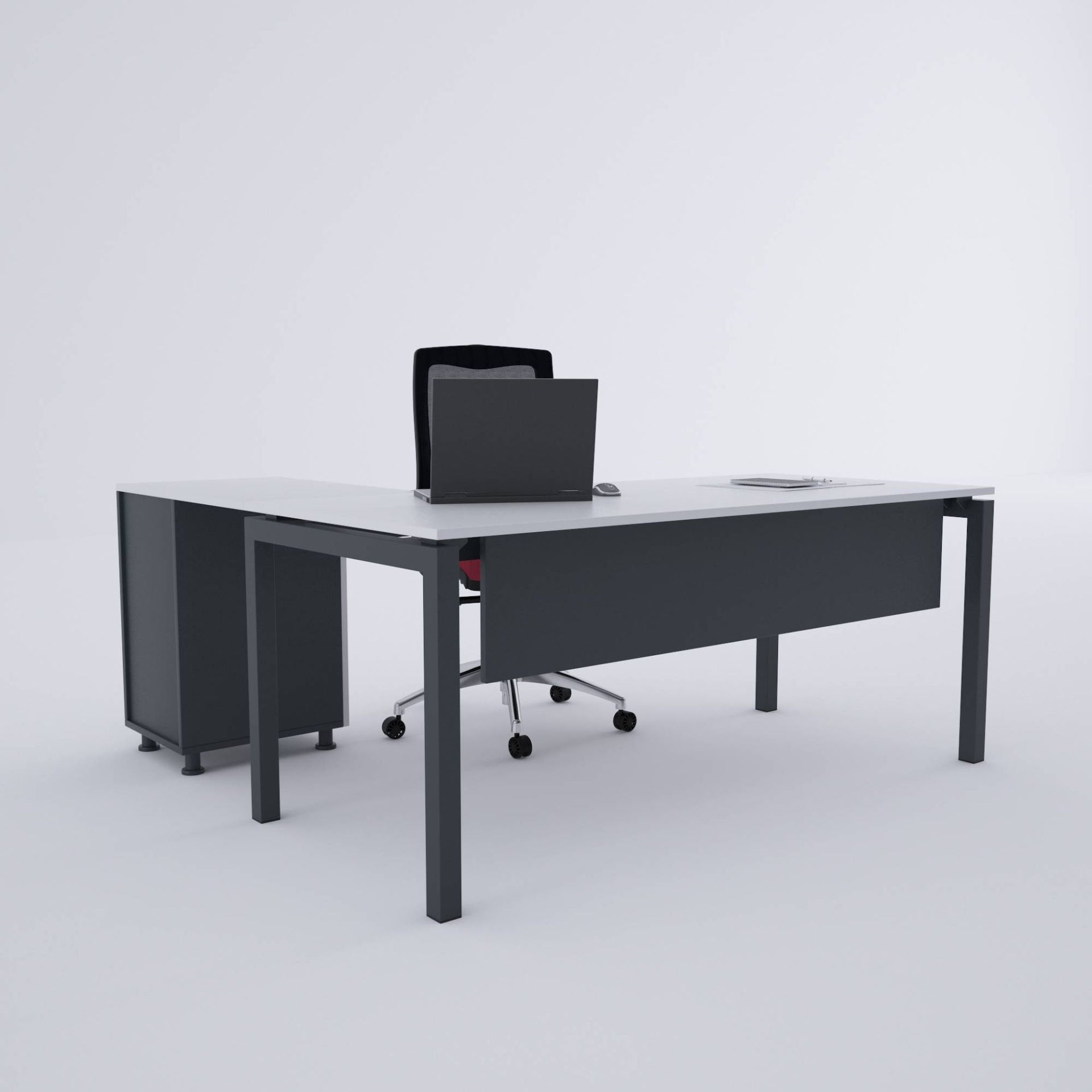Cube-40 Keson Etajerli Çalışma Masası
