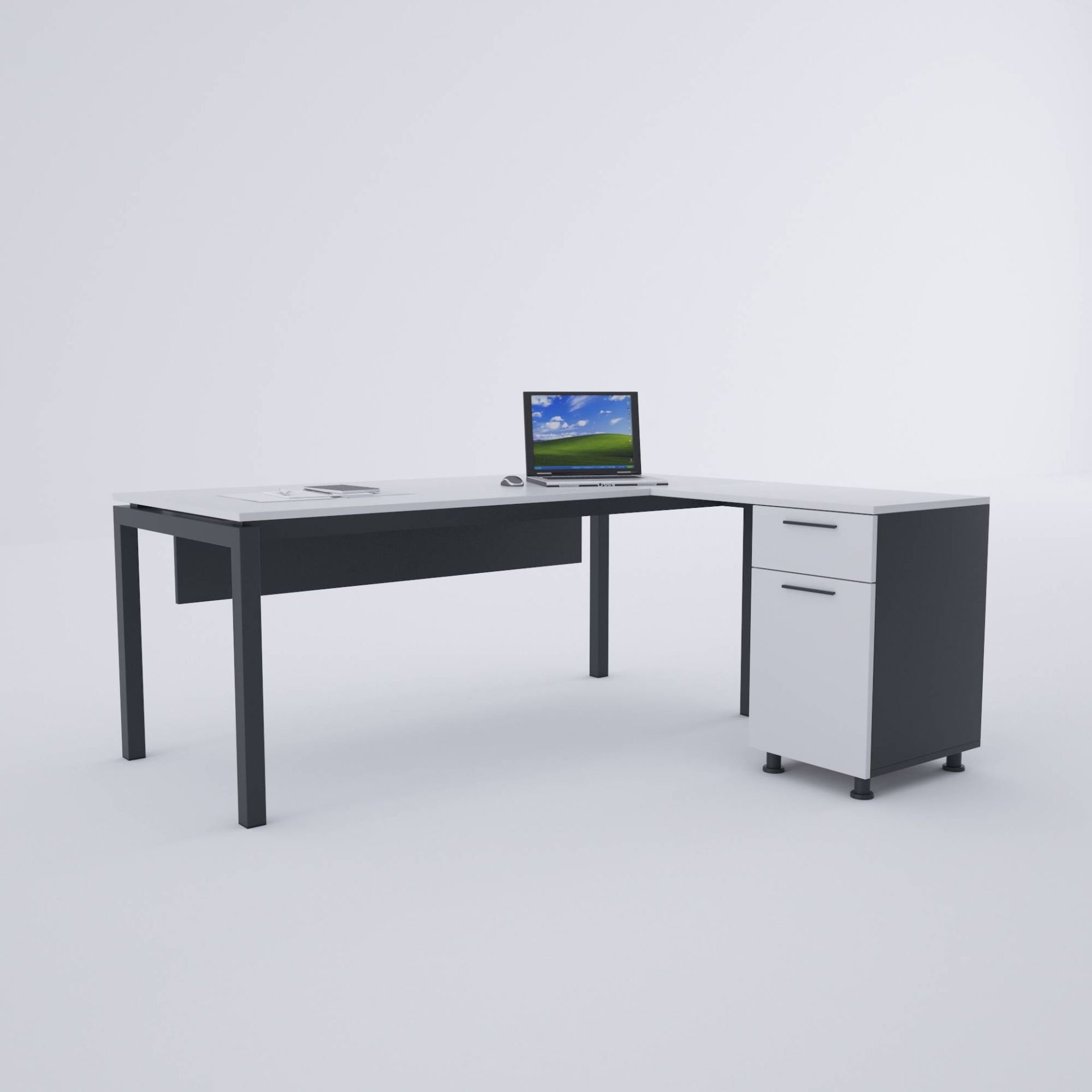 Cube-40 Keson Etajerli Çalışma Masası