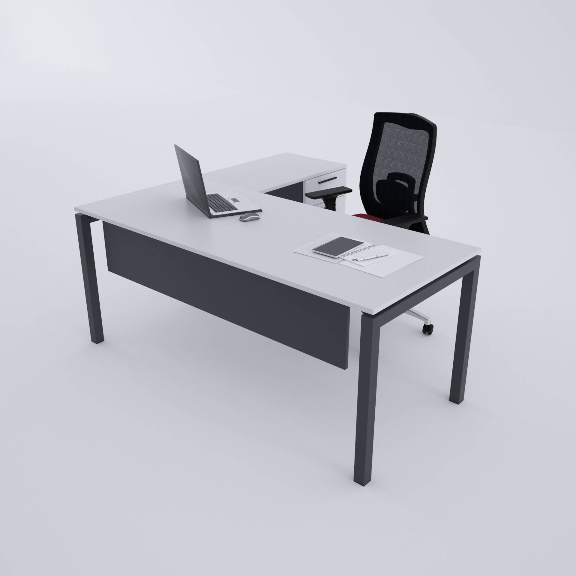Cube-40 Keson Etajerli Çalışma Masası