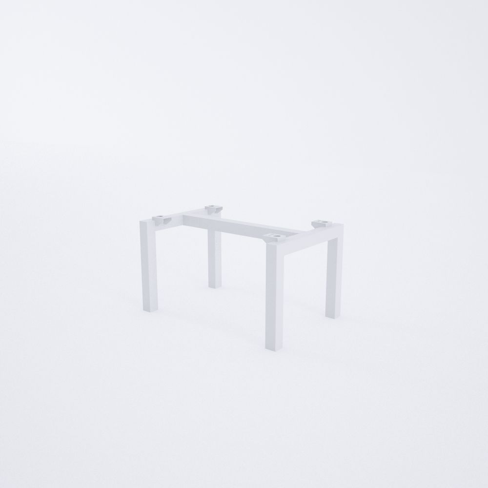 Cube 40 Sehpa-Meşe+beyaz