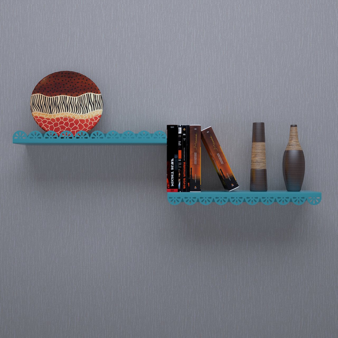 Dekoratif Metal Raf - Dantel Raf