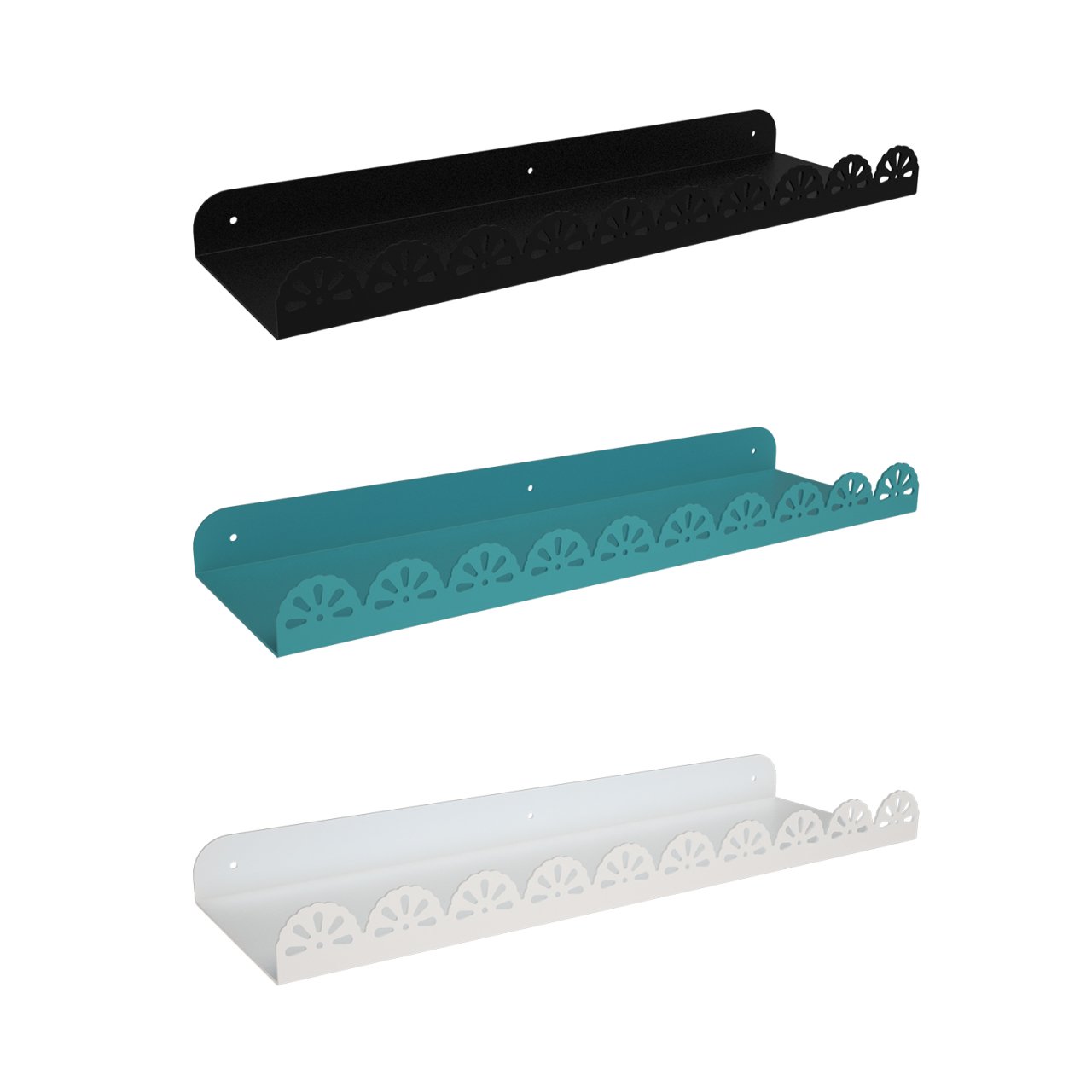Dekoratif Metal Raf - Dantel Raf
