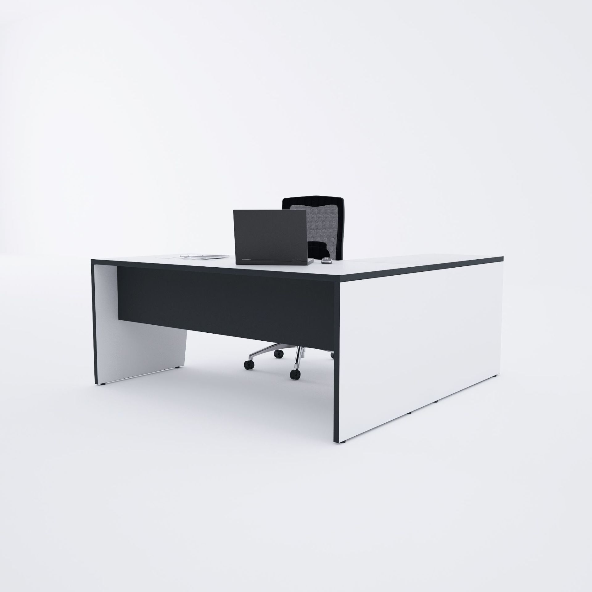 Panel Keson Etajerli Çalışma Masası