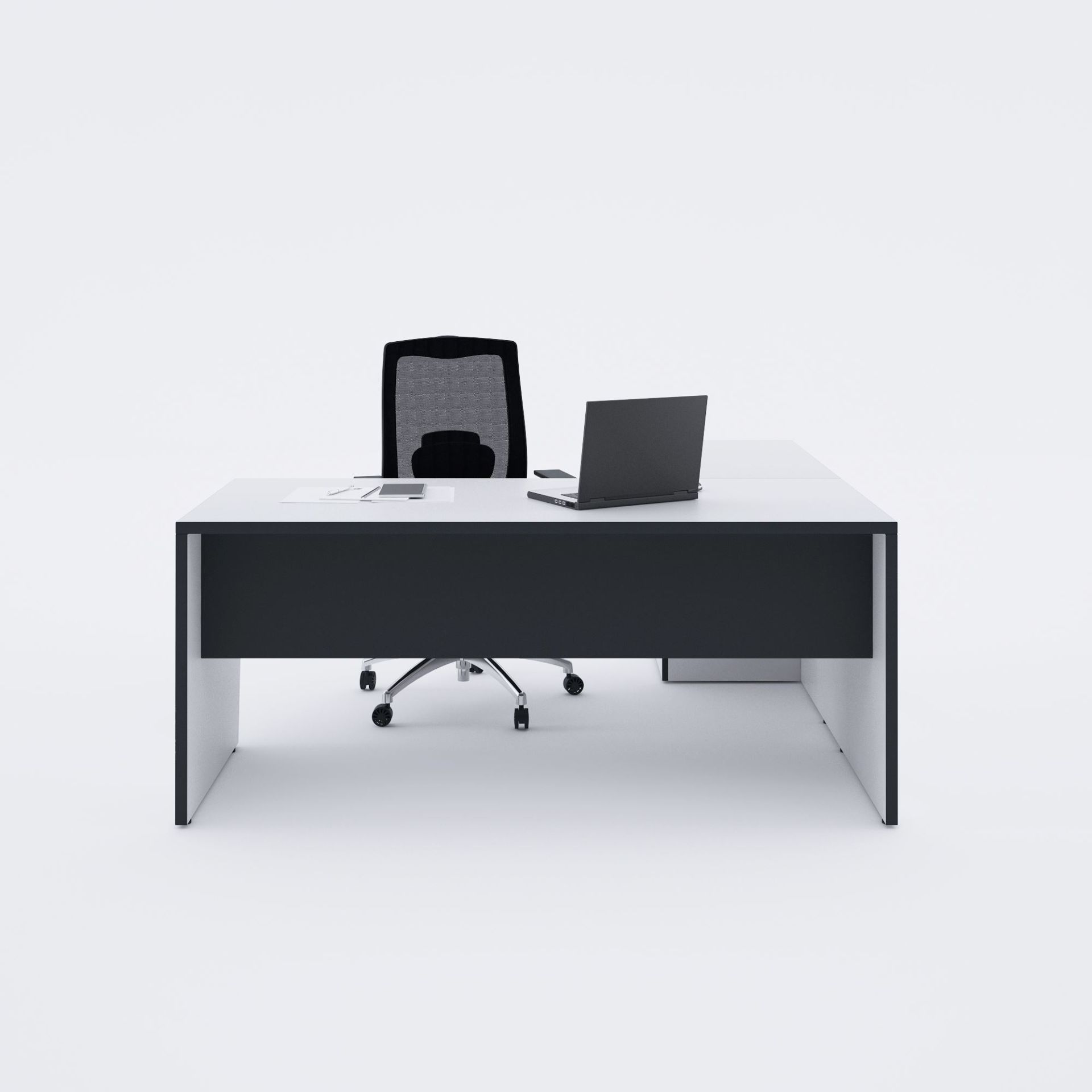 Panel Keson Etajerli Çalışma Masası