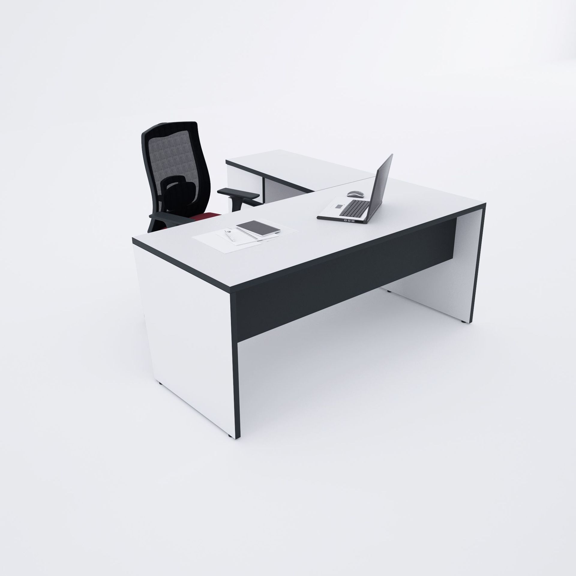 Panel Keson Etajerli Çalışma Masası