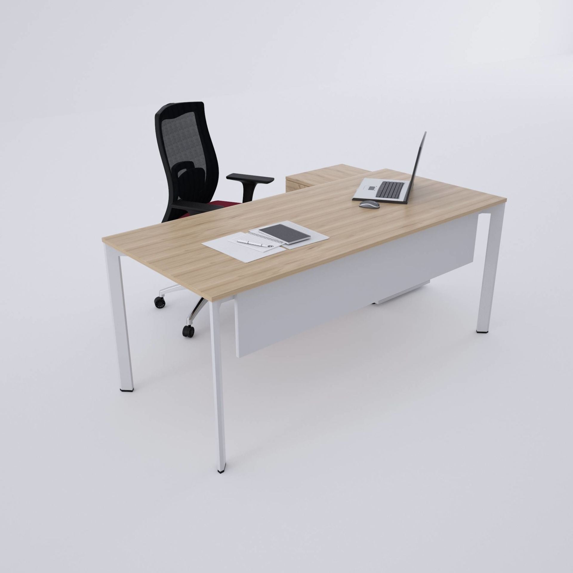 Five 80 cm Alt Etajerli Çalışma Masası-Meşe