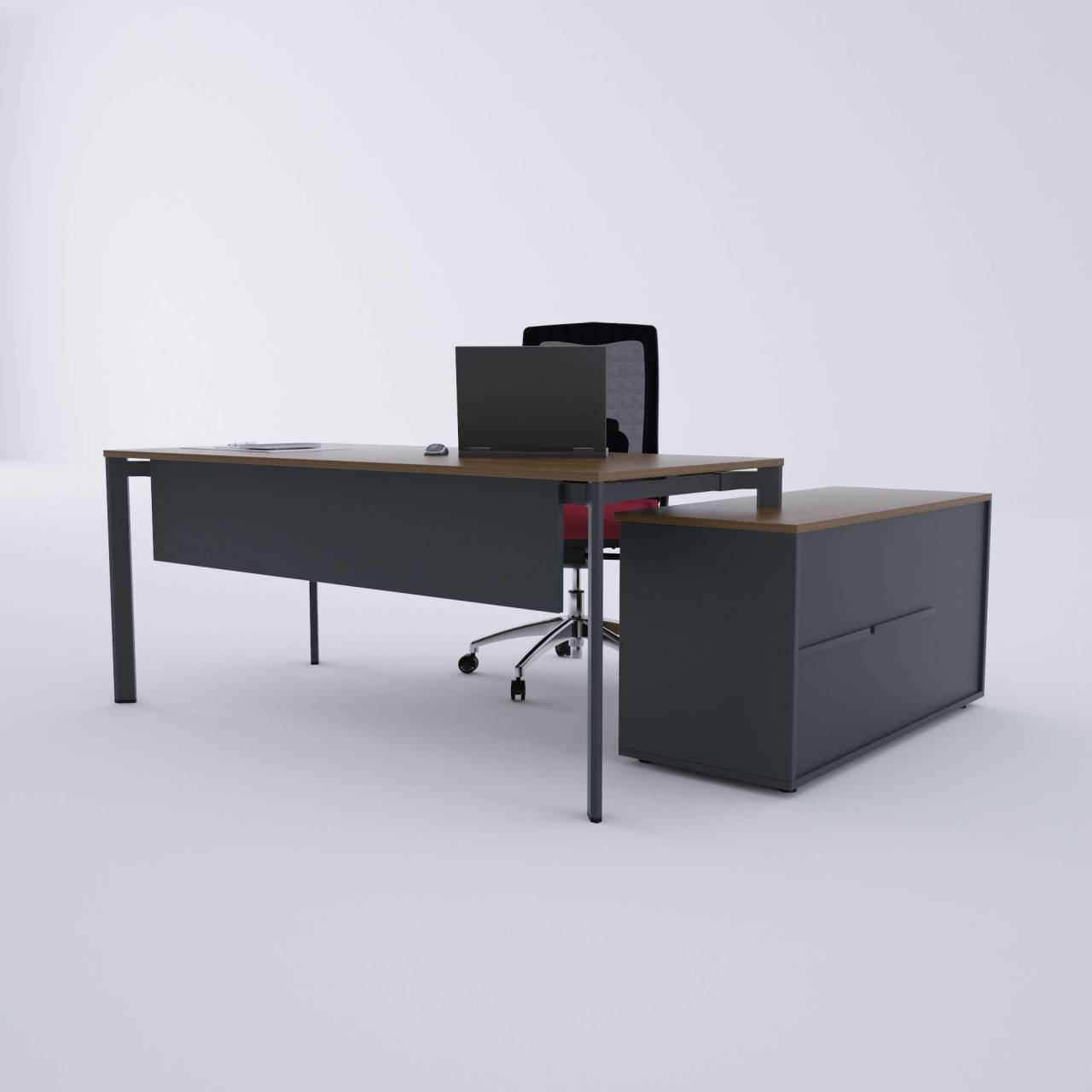 Five 120 cm Alt Etajerli Çalışma Masası