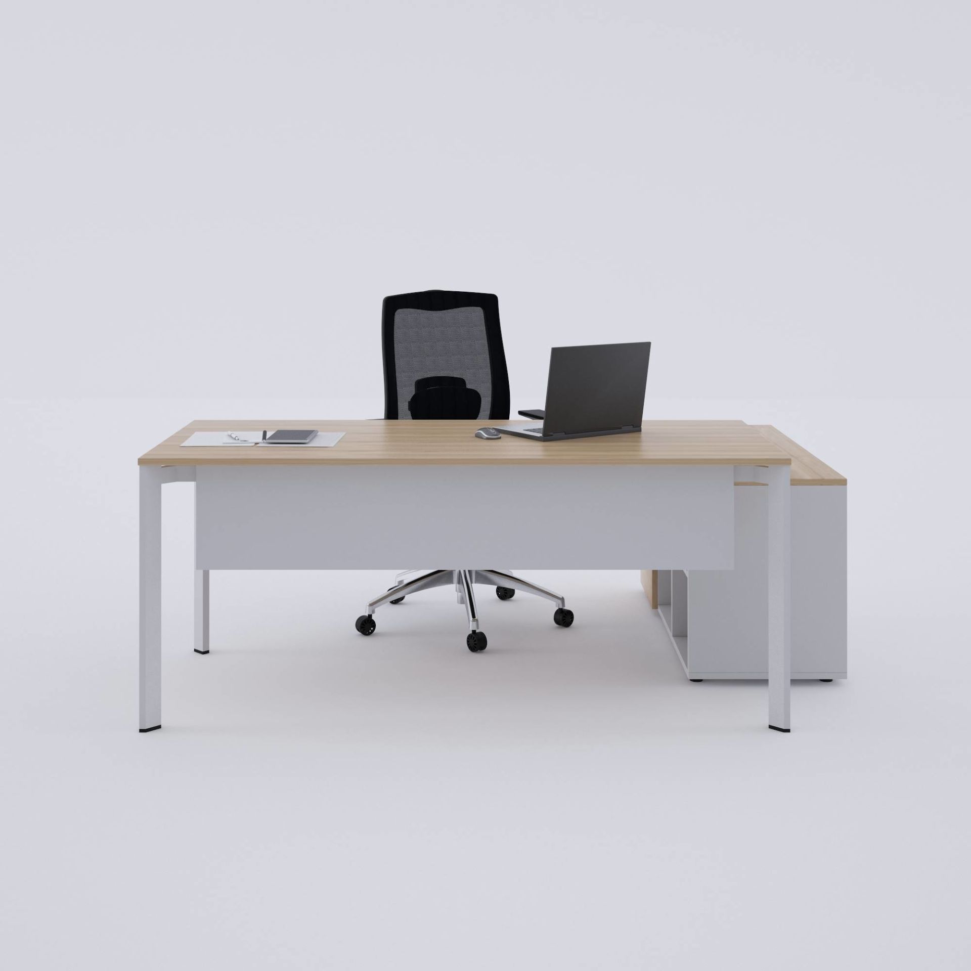 Five 120 cm Alt Etajerli Çalışma Masası-Meşe