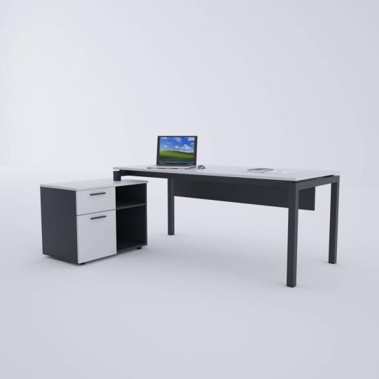 Cube-40 80cm Alt Etajerli Çalışma Masası