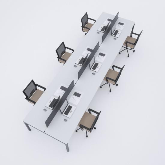 Cube 40 Altılı Çalışma Masası