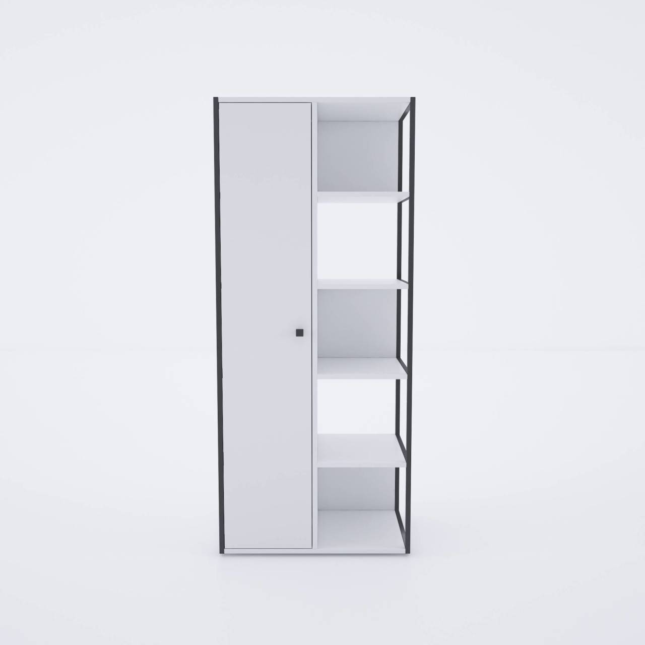 Cube Yarım Kapaklı Raflı Ünite