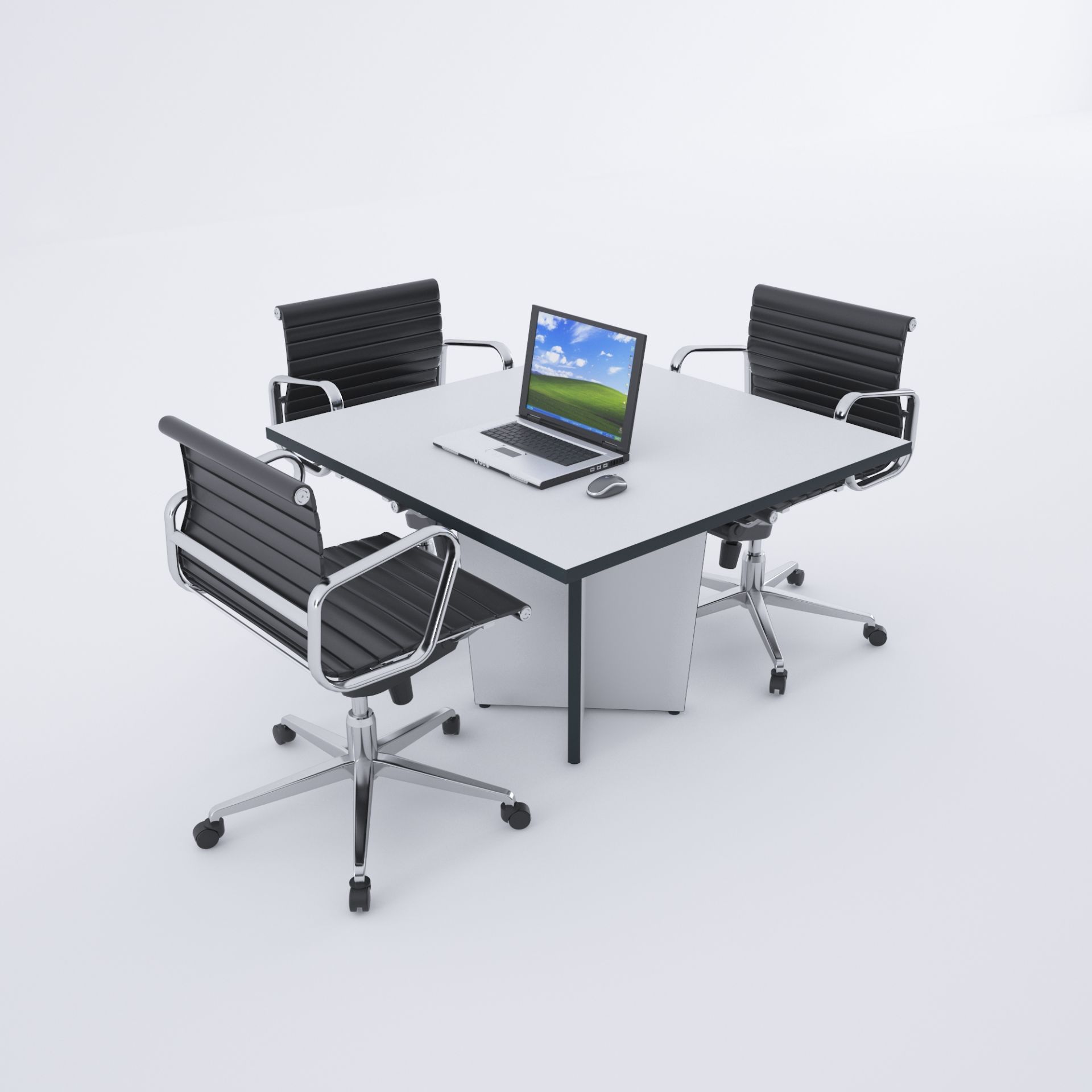 Panel Xm Toplantı Masası-Beyaz